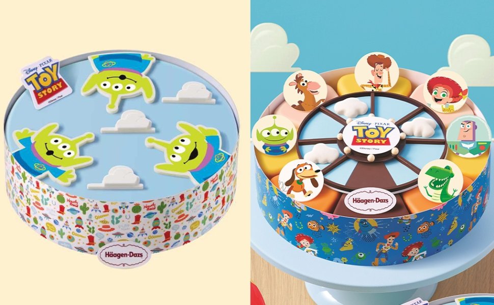 Toy Story粉絲必食！Häagen-Dazs聯乘迪士尼與彼思系列推出超可愛三眼仔雪糕蛋糕
