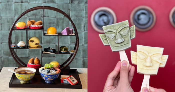 故宮博物館美食推薦｜下江南推限量版三星堆巧克⼒棒棒糖及冰淇淋＋皇帝多寶格⼆⼈下午茶